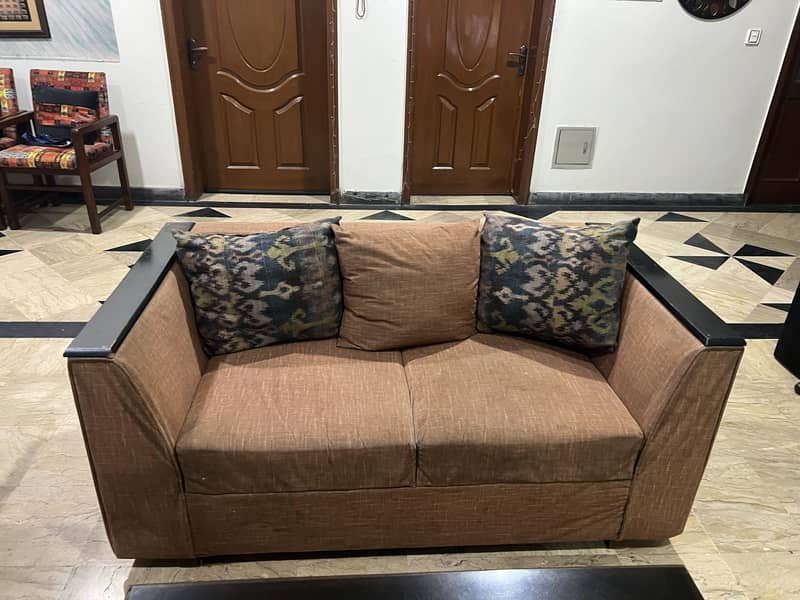 L shape sofa set 4