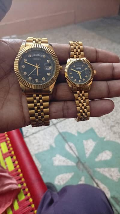 Citizen Couple Pair Watch - Gents & Ladies - 2 Months Used - Lahore