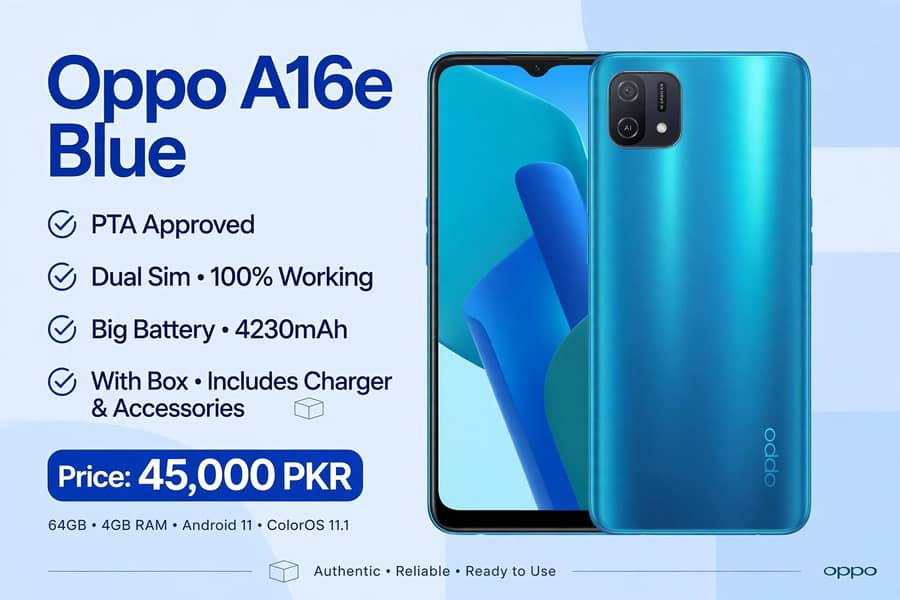 OPPO A16e 3