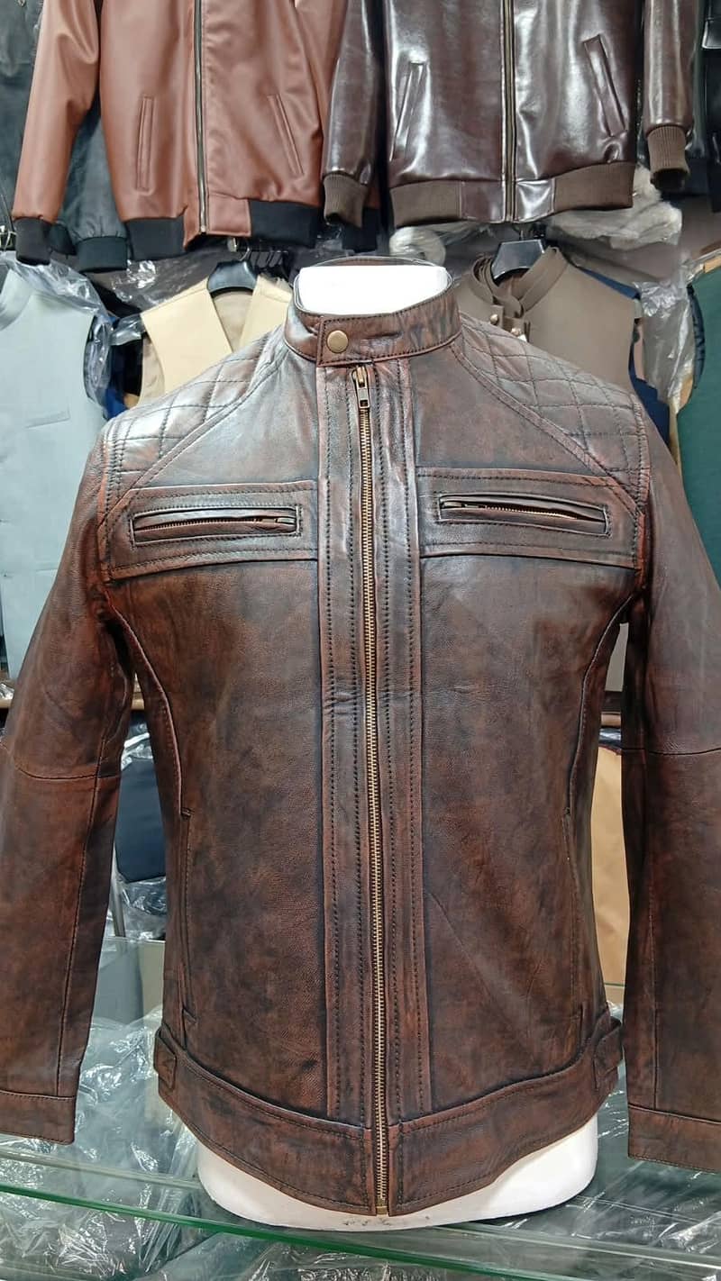 jacket / leather jacket/ sheep jacket/ orignal sheep jacket 1