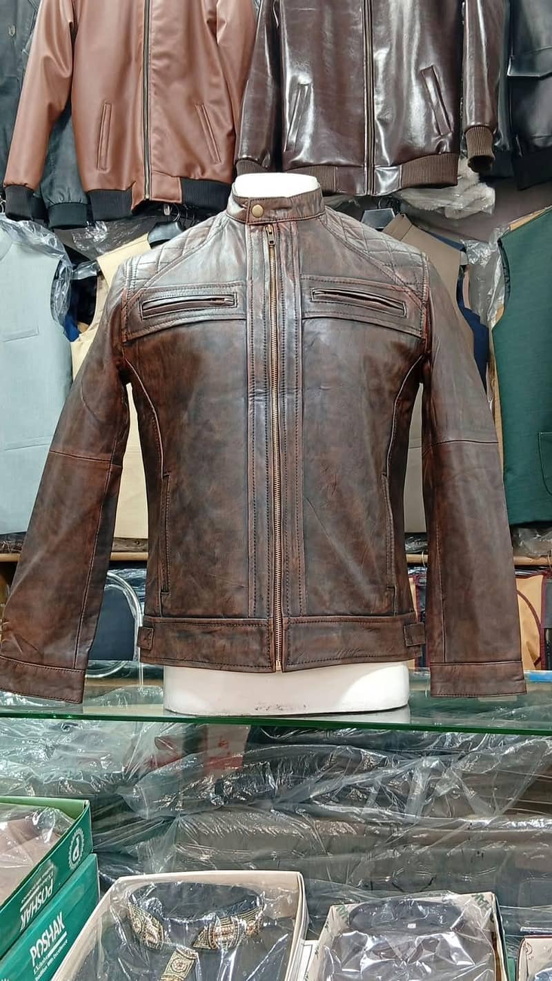jacket / leather jacket/ sheep jacket/ orignal sheep jacket 7