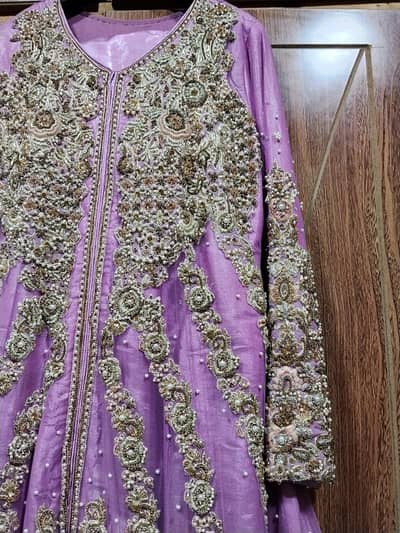 brand new Purple maxi full Fancy work