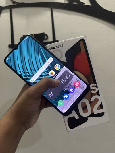 Samsung A02s 4/64 with box