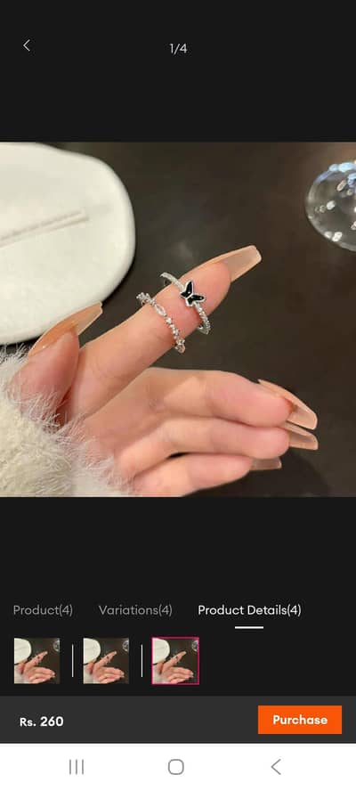 NEW GIRLS BEAUTIFUL RINGS FOR EVENTS AND FUNCTION 10 percent discount