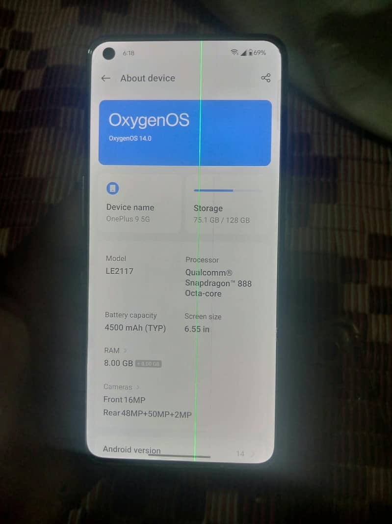 one plus 9 5g 0