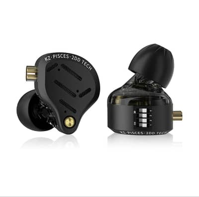 KZ-Pisces In-Ear Headphones Dual Dynamic Driver IEM