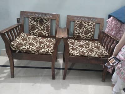 5 SEATER Wooden SOFA SET FOR SALE
