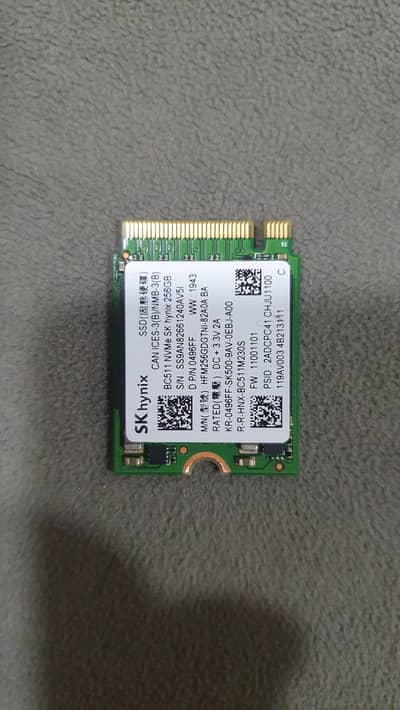 SK Hynix 256gb nvme
