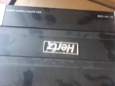 Best hertz and audiobose amplifiers.