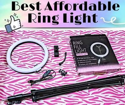 Brand New LED Ring Light with Phone Holder – Unused