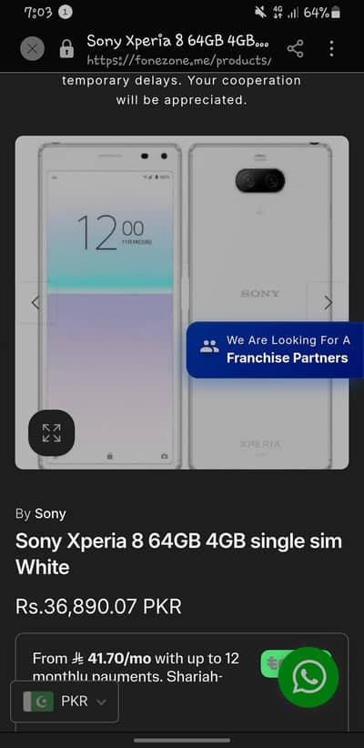 Sony Xperia 8
