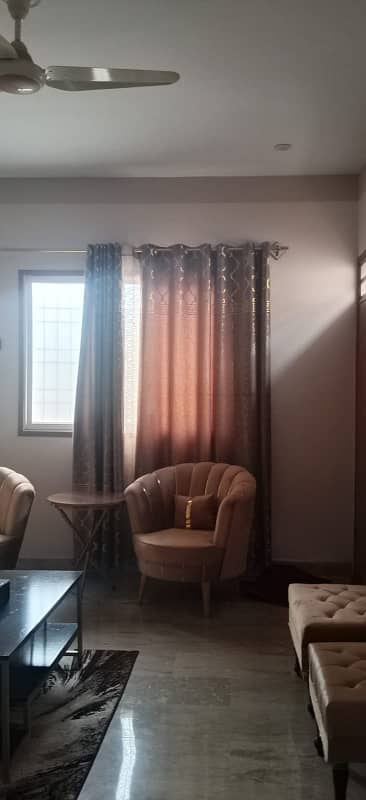 3 Bed Lounge West-Open Portion for Rent in VIP Prime Location of Block 14, Gulistan-e-Johar Second Floor, Separate Meter, Tanker Water & Security Guards Available.