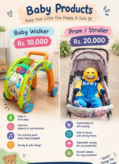 Kids Pram/ Walker/ Baby Pram/ Pushchair
