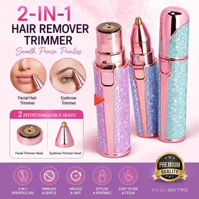2 in 1 facial hair removal