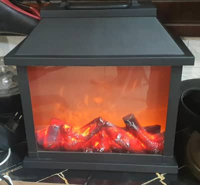 USB Electric Fireplace – 1×1 Size