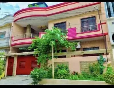 400YARD FIRST FLOOR 3BED D/D OPPOSITE DARUL SEHAT HOSPITAL BLOCK 13