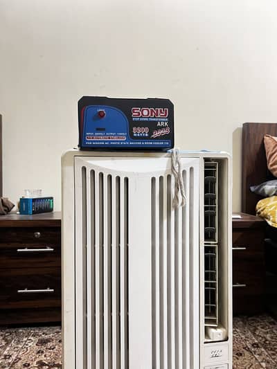 Japanese Window AC + 3200W Transformer For Sale