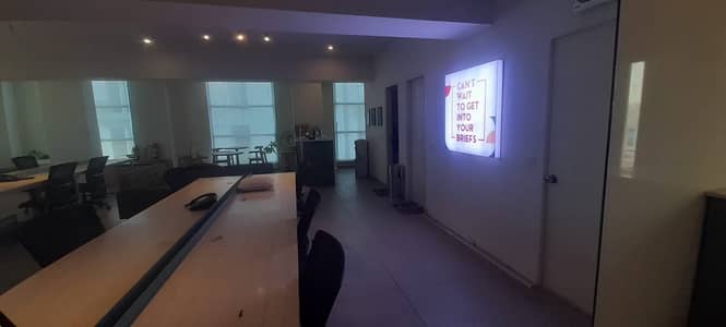 EXCELLENT RENTAL OPPORTUNITY: 4500 SQFT FULLY FURNISHED CORNER OFFICE FOR RENT IN DHA PHASE 8, KARACHI
