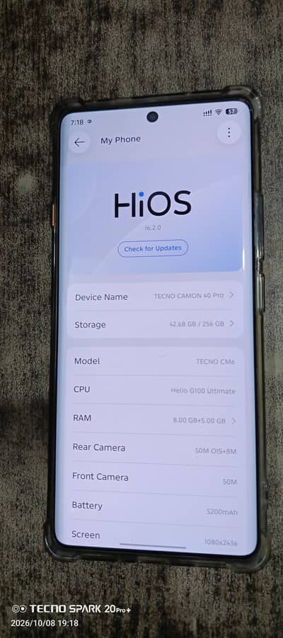 Tecno CAMON 40 Pro