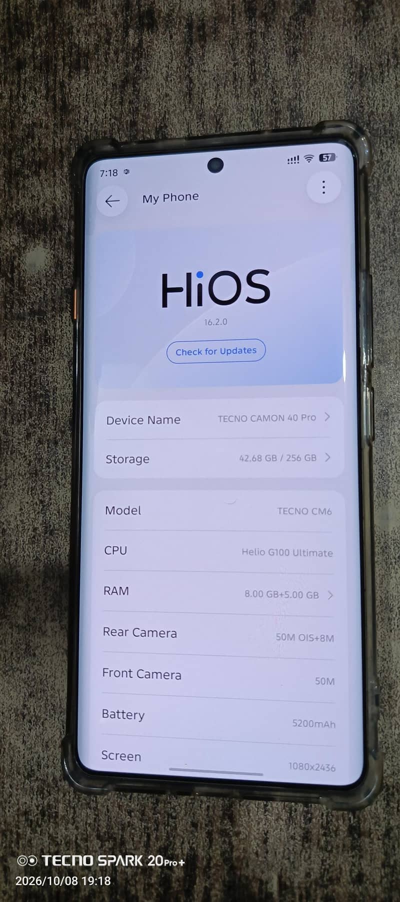 Tecno CAMON 40 Pro 0
