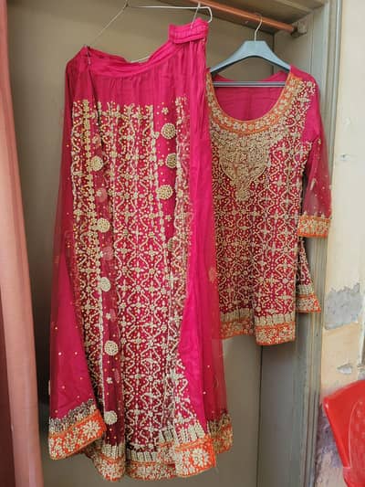 Bridal Lehenga and Shirt for sale