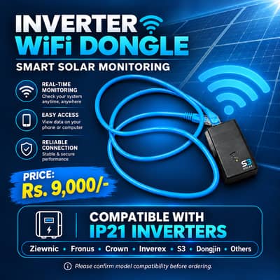  Monitor Your Solar Inverter Smartly!  wifi dongle