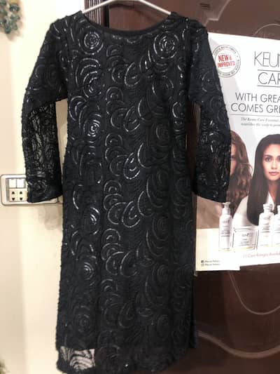 Black beautiful Net kurta