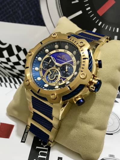 INVICTA-GOLD TWO TONE-CHRONOGRAPH-NEW & ORIGINAL WATCH