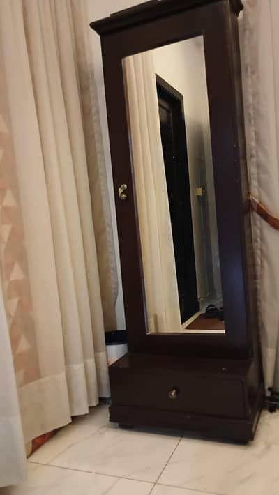 Full Length Mirror Dressing Table with Drawer