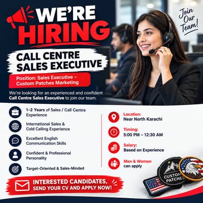 WE’RE HIRING – CALL CENTRE SALES EXECUTIVE