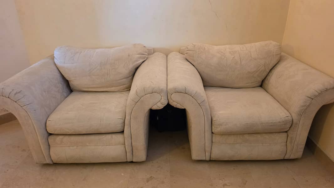 2 Imported USA Single Sofas | Extra Soft & Comfortable | Pair 2