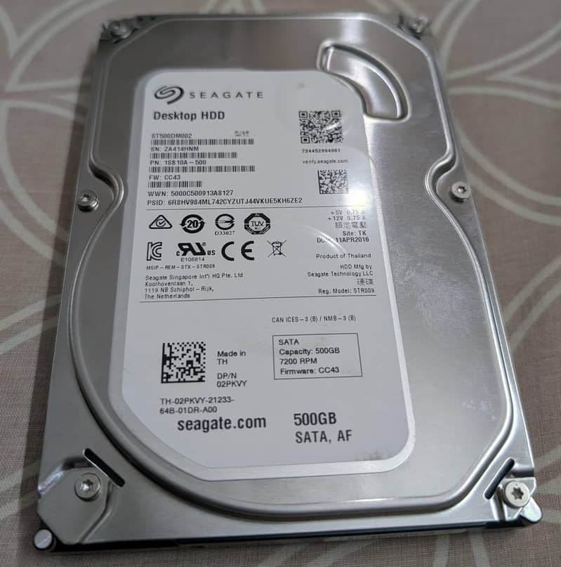 500 GB - DESKTOP HDD - Computer Components - 1120240964