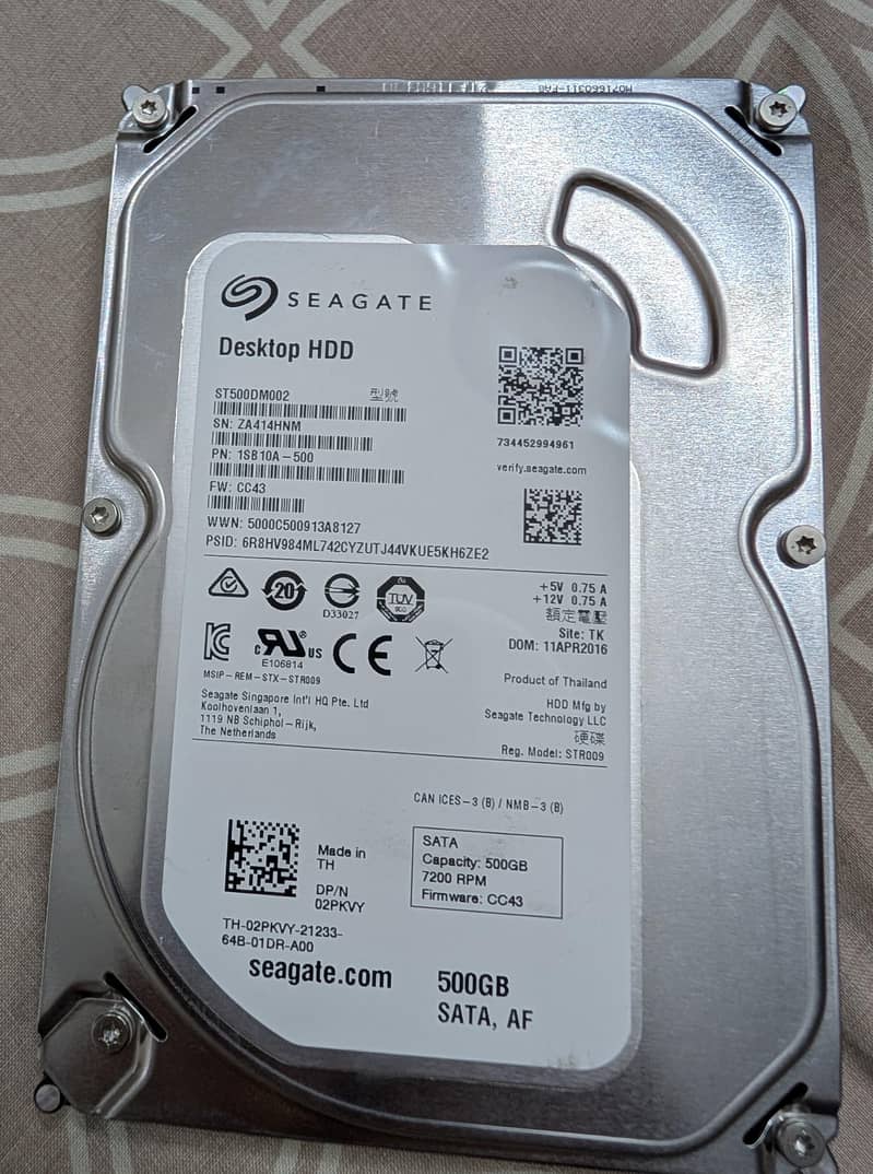 500 GB - DESKTOP HDD - Computer Components - 1120240964