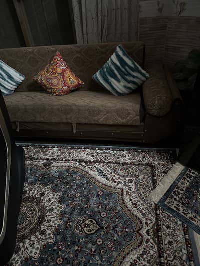 Sofa cum bed with storage