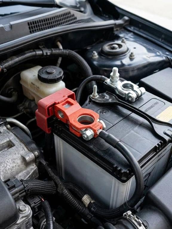 Universal Car Battery Terminal Clamps with Quick Release Cover