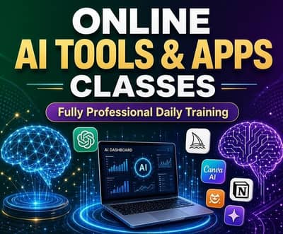 Join us to learn AI tools and Skills through online session