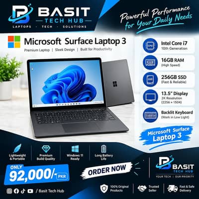 Microsoft Surface 3 i7 10th Gen 16/256