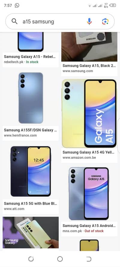 Samsung Mobile A15 5G All part Original available TCS all Pakistan