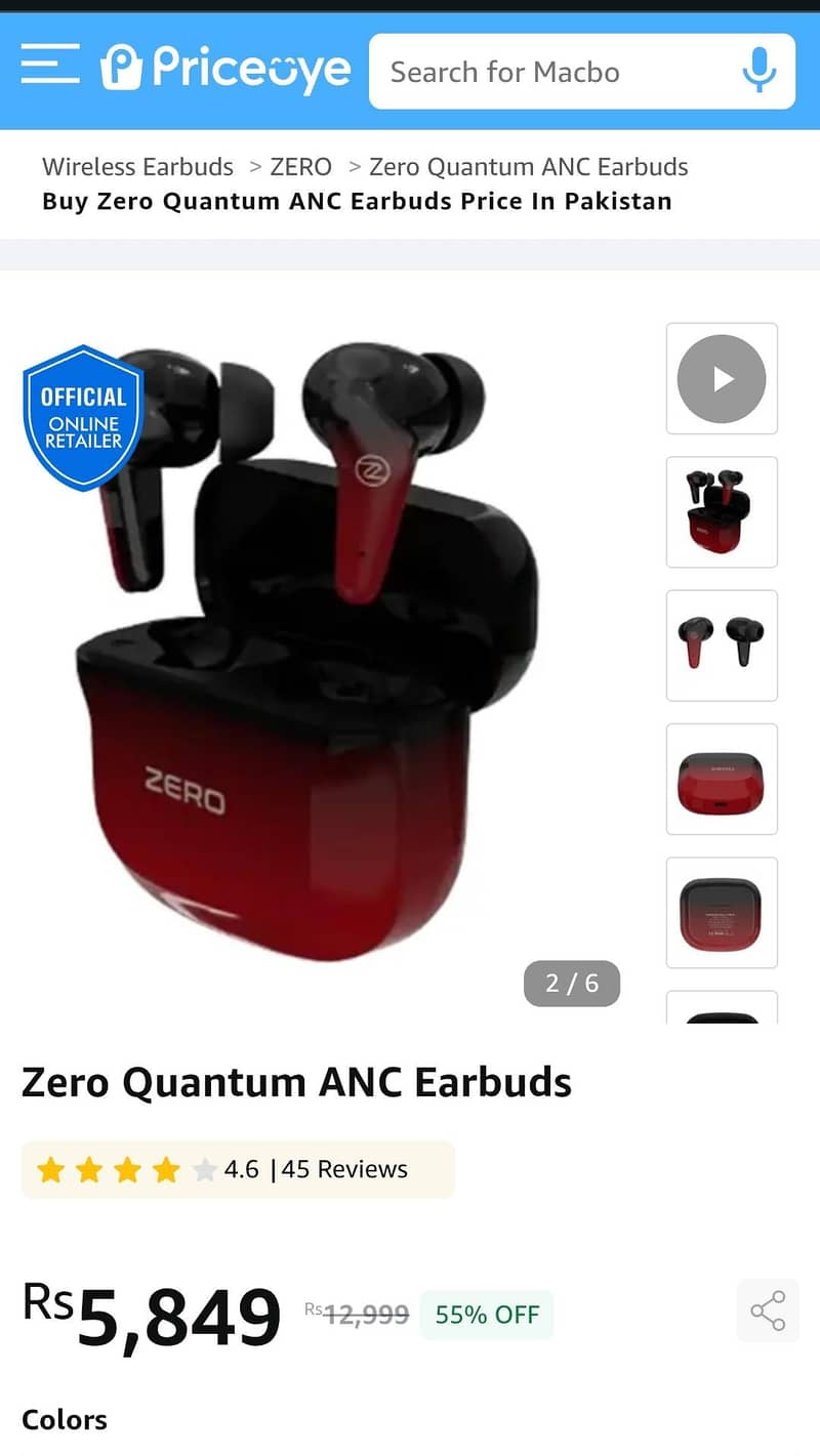 Zero Quantum Earbuds 2