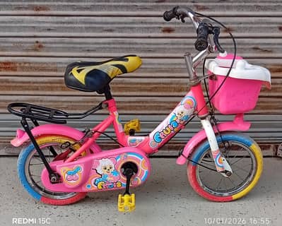 imported bicycle available size 12( 3 too 6) years old