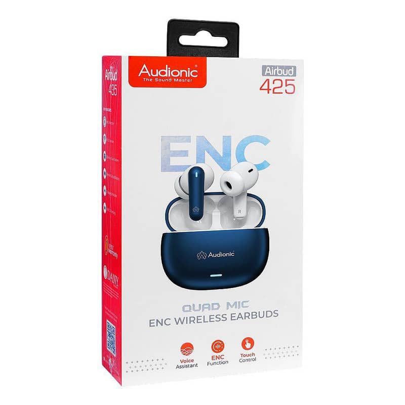 Audionic earbuds 425 Quad mic 2