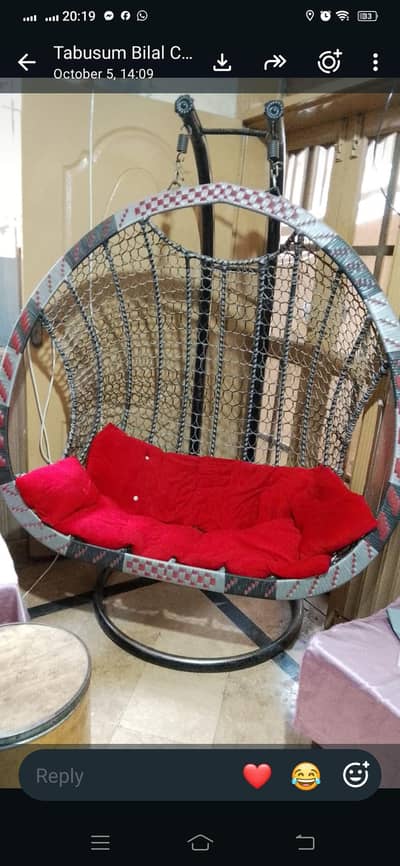 sofa cumbed n swing jhoola