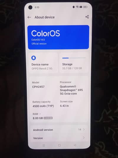 OPPO Reno8 Z 5G