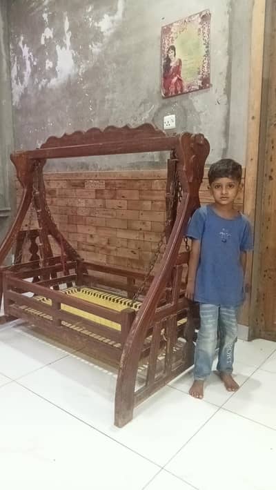 cradle swing wooden