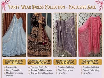 Bridal Dress Maxi Walima Dress Barat Dress Bridal Lhengha
