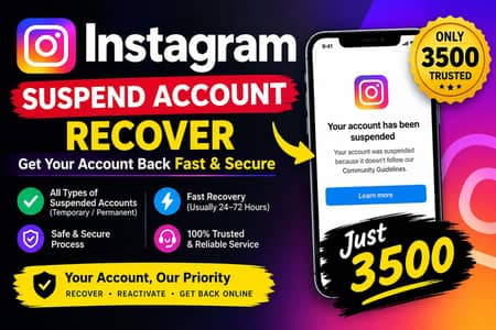Instagram Suspended Account Recovery