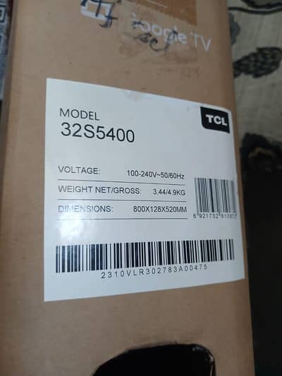 TCL S5400 32 INCH ANROID LED