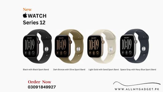 APPLE WATCH SERIES 12 GPS 42mm 46mm Bronze Light Gold Space Gray