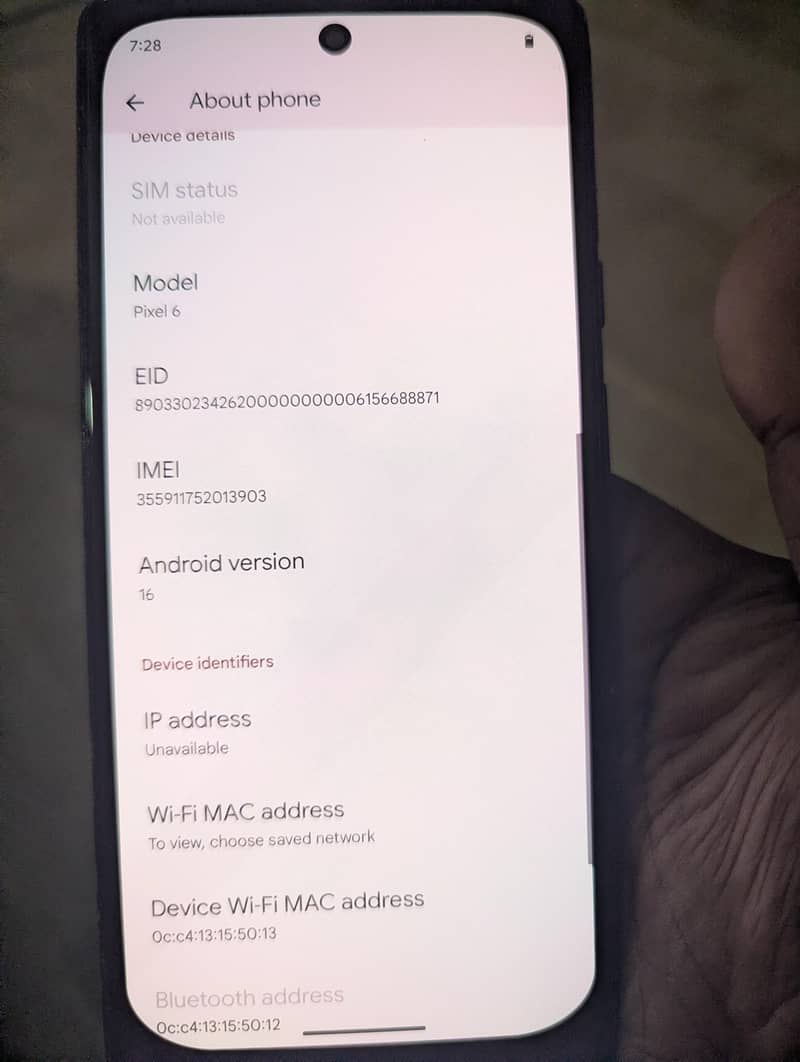 Google Pixel 6 3