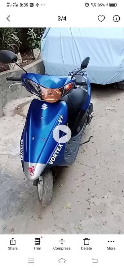 Petrol scooty 49cc Japanese imported in Sabza Zar Lahore